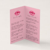 ヒントとトリックLipsenseディストリビューター名刺 名刺 (内部)