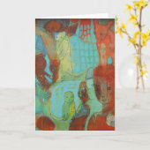 ヒントのグリーティングカードの受信 カード (黄色い花)