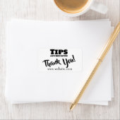 ヒント感謝の現金の無料Jarウェブサイトのリンク ラベル (インサイチュ)