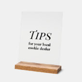 ヒント記号 アクリルサイン (傾斜)