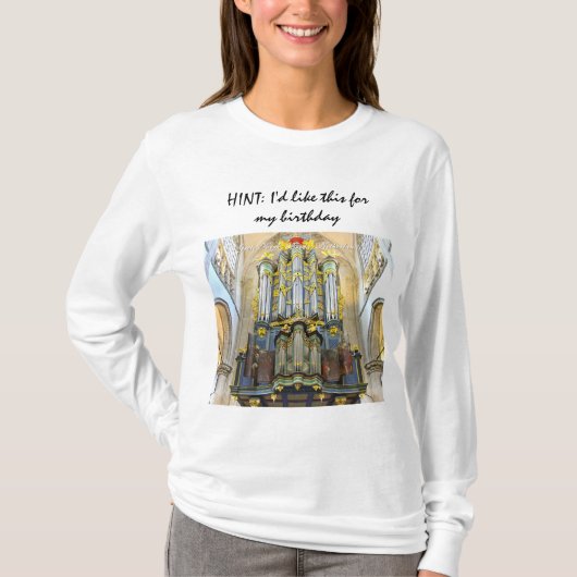 ヒント: 私は-パリからの…私の誕生日のためのこれを好みます Tシャツ (正面)