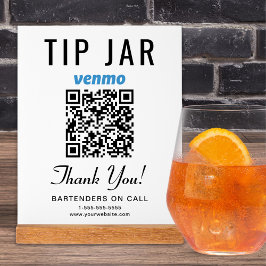 ヒントJarベンモQRコードホワイト アクリルサイン