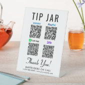 ヒントjar QRコードベンモペイパルキャッシュゼレ 台座サイン (インサイチュ)