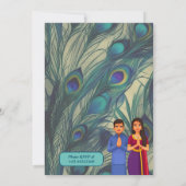 ヒンドゥーの新築祝い グリハプラヴェーシャ チャクラ ガネーシャ 招待状 (裏面)