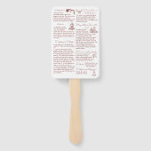 ヒンドゥーの結婚の儀式ピーコックジャイプール宮殿 ハンドファン (裏面)