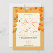 ヒンドゥーハーフサリー式フローラ招待状 シーズンカード (正面)