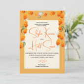 ヒンドゥーハーフサリー式フローラ招待状 シーズンカード (スタンド正面)