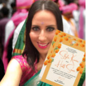 ヒンドゥーハーフサリー式フローラ招待状 シーズンカード