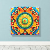 ヒンドゥーホリデーコレクション キャンバスプリント (インサイチュ (ウッドフロア))