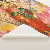 ヒンドゥー三女神 シェルパブランケット (3/4)