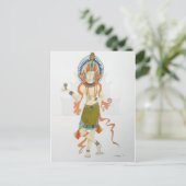 ヒンドゥー教のオリジナル芸術を用いたハガキ ポストカード (スタンド正面)