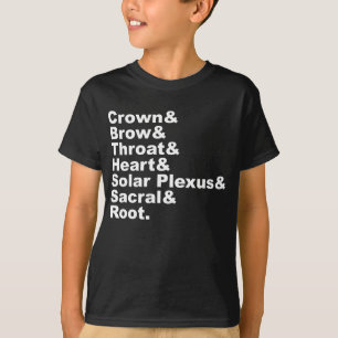 ヒンドゥー教の七つのチャクラとヒンドゥーの儀式 Tシャツ