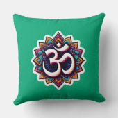 ヒンドゥー教の女神ラクシュミ/ローマデザイン付きLaxmi枕 クッション (裏面)