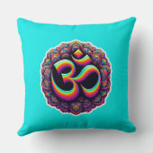 ヒンドゥー教の女神ラクシュミ/ローマデザイン付きLaxmi枕 クッション (裏面)