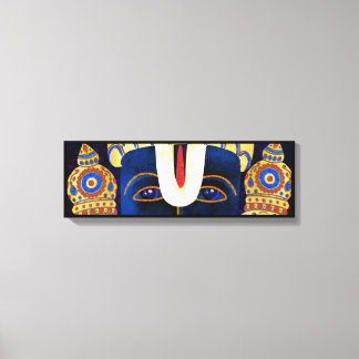 ヒンドゥー教の神の主ヴィシュヌ・ティルパティ絵画ペルマル キャンバスプリント