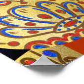 ヒンドゥー教の神の主ヴィシュヌ・ティルパティ絵画ペルマル ポスター (角)