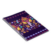 ヒンドゥー教の神ガネーシャとインディアンのシンボル ノートブック (右側)