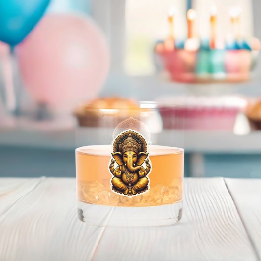 ヒンドゥー教の神ガネーシャ ウイスキーグラス (インサイチュ (ベビーシャワー))