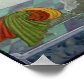 ヒンドゥー教の神クリシュナとラダ ポスター (角)