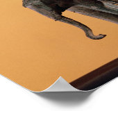 ヒンドゥー教の神ゲネシュの像 ポスター (角)