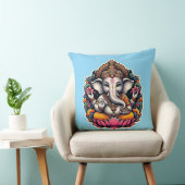 ヒンドゥー教の神ゲネシュ/ゲネシャ枕 クッション (椅子)