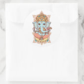 ヒンドゥー教の象の神ゲネシュ卿。 ラウンドシール (バッグ)