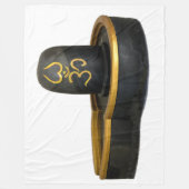 ヒンドゥー教シヴァ フリースブランケット (正面)