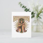 ヒンドゥー教ハヌマン ポストカード (スタンド正面)