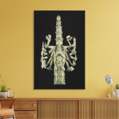 ヒンドゥー教女神カリの姿 キャンバスプリント (インサイチュ (リビング))