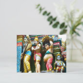 ヒンドゥー教寺院の姿 ポストカード (スタンド正面)