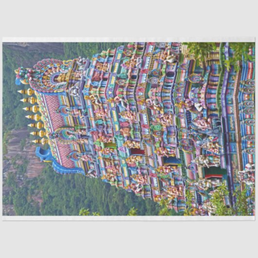 ヒンドゥー教寺院ティッシュペーパー 薄葉紙 (正面)