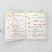 ヒンドゥー教式プログラムインディアン結婚式 プログラム (内部)