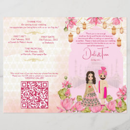 ヒンドゥー教結婚の儀式プログラムpink lotus