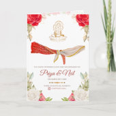 ヒンドゥー結婚式 プログラム&グジャラート結婚式 プログラム (正面)