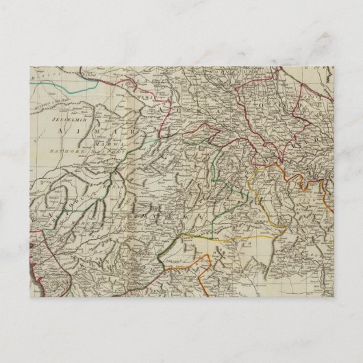 ヒンドオスタン北部 ポストカード (正面)