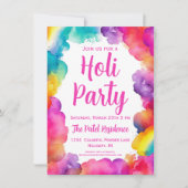 ヒンドーカラフルンホリフェスティバルパーティー 招待状 (正面)