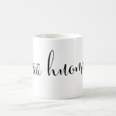 ヒヴァーナフオメンタグッドモーニングフィンランドマグ コーヒーマグカップ (中央)