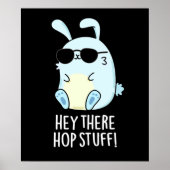 ヒージホップホッおもしろいプ物熱うさぎプンダークBG ポスター (正面)