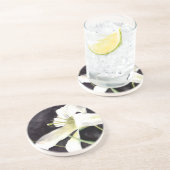 "ヒースによる芸術"による水彩画ユリ コースター (側面)