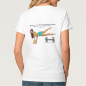 ヒースのプレスコットのフィットネス Tシャツ (裏面)