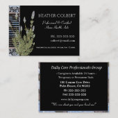 ヒースのプロフェッショナルを信頼している介護者 名刺 (正面/裏面)