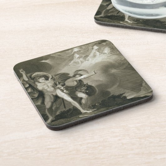 ヒースのマクベス、Banquoおよび3人の魔法使い コースター (左側)