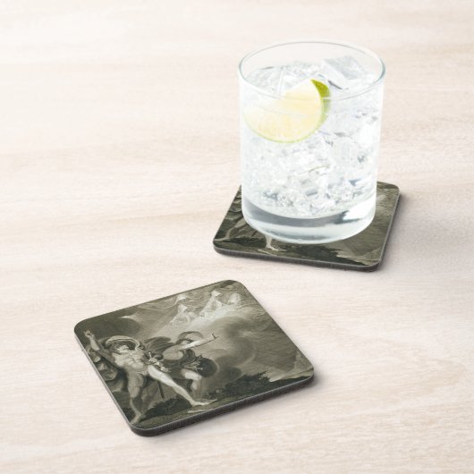 ヒースのマクベス、Banquoおよび3人の魔法使い コースター (右側)