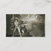 ヒースのマクベス、Banquoおよび3人の魔法使い 名刺 (裏面)