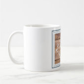 ヒースのロゴのマグによる芸術 コーヒーマグカップ (左)