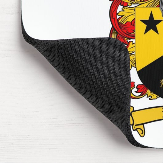 ヒースの家紋-ヒースの紋章付き外衣 マウスパッド (コーナー)