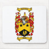 ヒースの家紋-ヒースの紋章付き外衣 マウスパッド (正面)