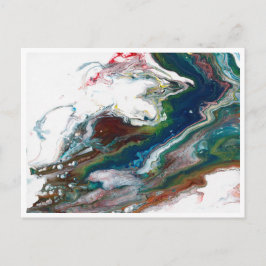 ヒースの小さい郵便はがきによる芸術は絵画を注ぎます 案内ポストカード