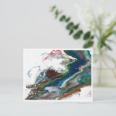 ヒースの小さい郵便はがきによる芸術は絵画を注ぎます 案内ポストカード (スタンド正面)