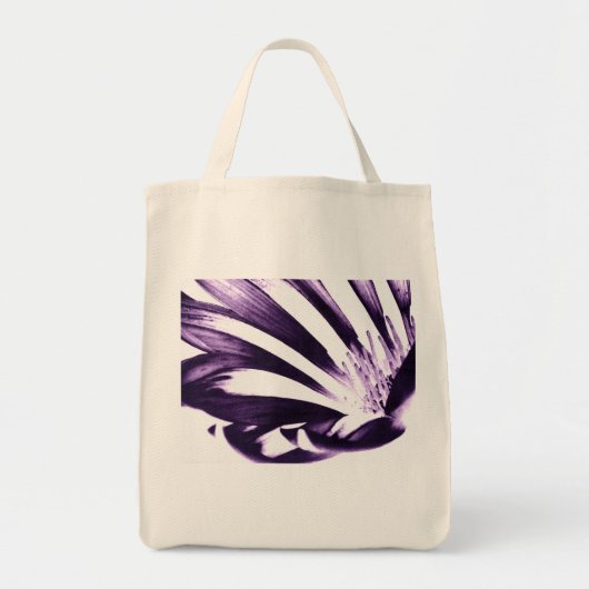 ヒースの紫色の情熱のデイジーのトートによる芸術 トートバッグ (正面)